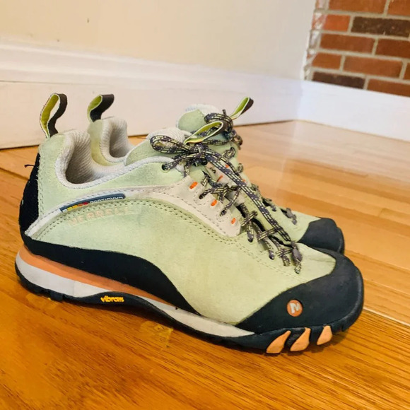 Merrell Continuum Edge Vibram Sole Women’s Hiking Shoes Size 6 Sage Green Used - Picture 3 of 16